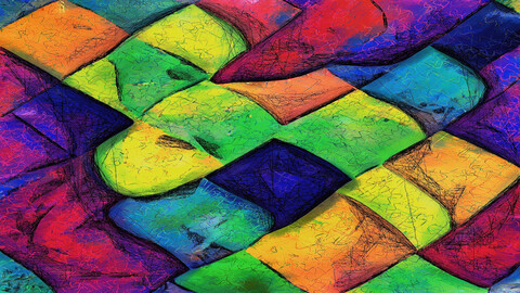 Patterns with geometric shapes