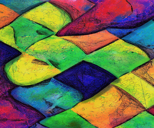 ArtStation Patterns with geometric shapes Artworks