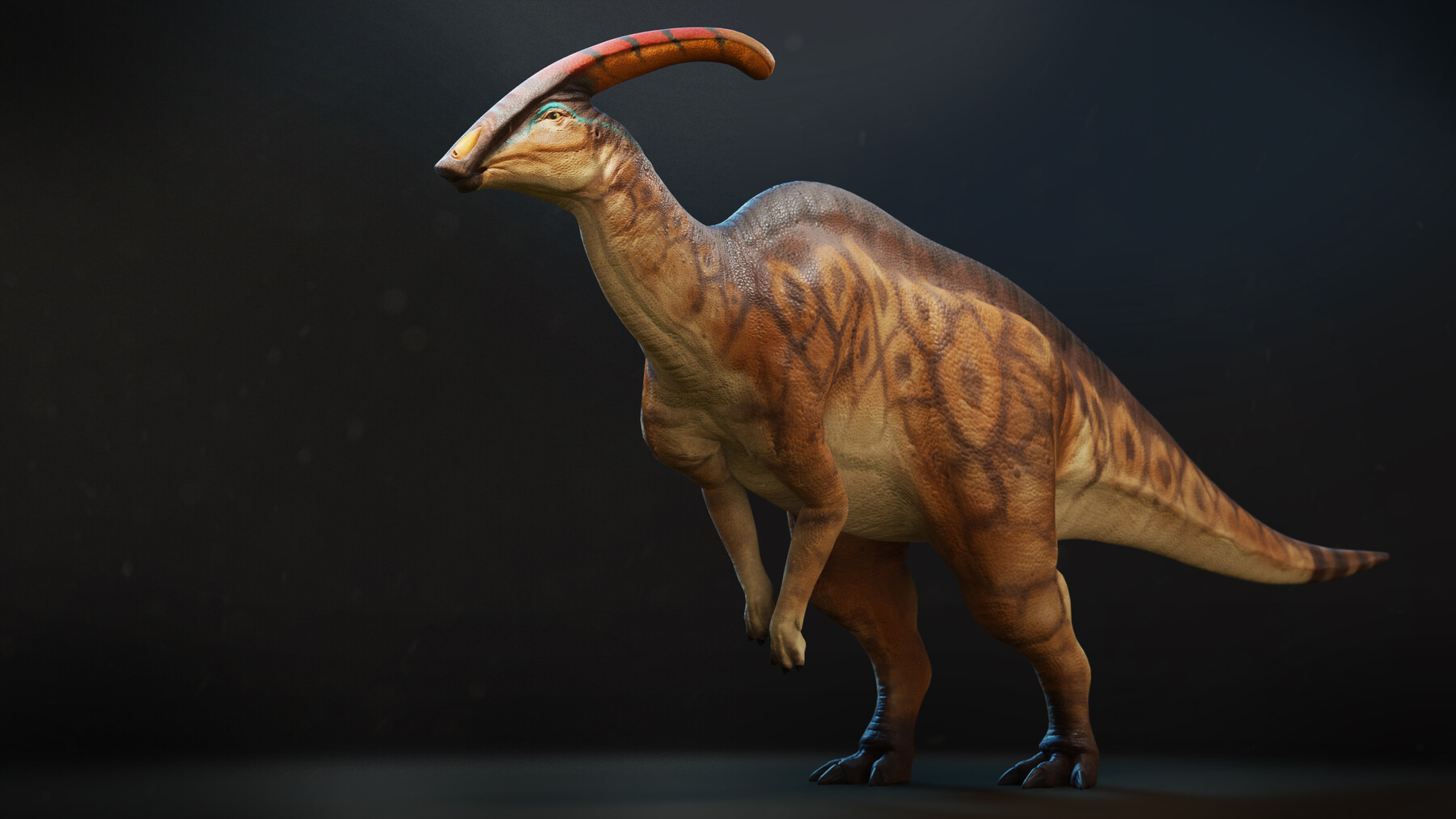 ArtStation - 3D Dino - Parasaurolophus