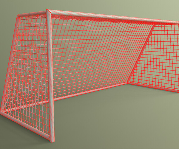ArtStation PBR Soccer Football Goal Post H Game Assets