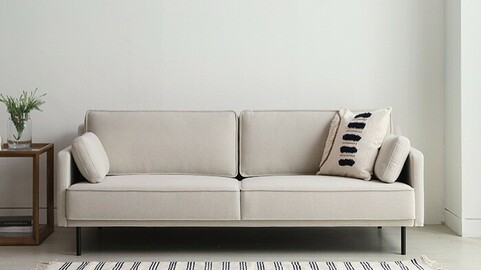 Vibe 3 Seater EasyClean Fabric Sofa