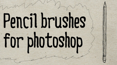 Pencil brushes for photoshop