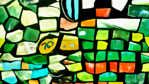 Decoration with a mosaic