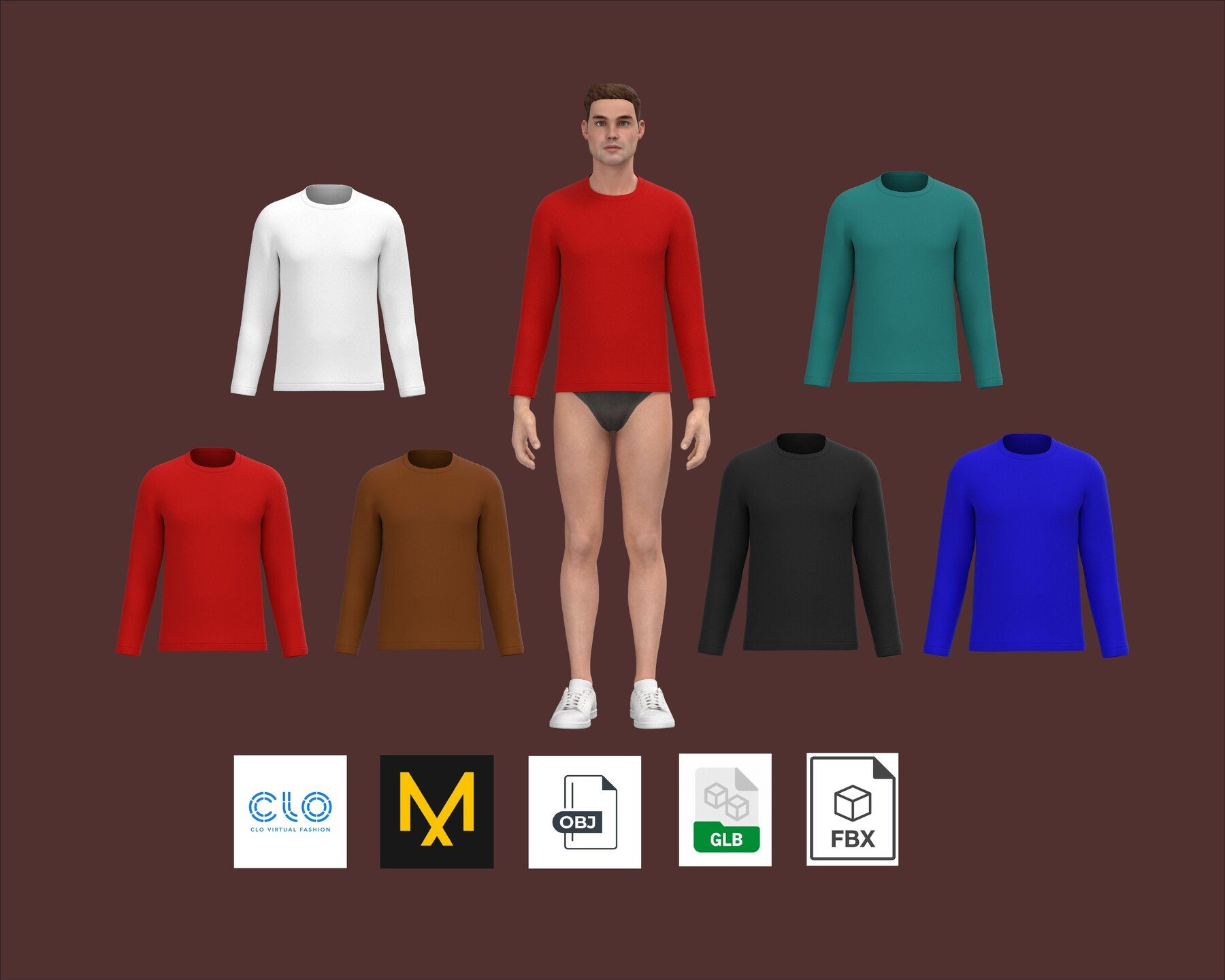 ArtStation - OVERSIZED T-SHIRTS PACK / zprj obj fbx