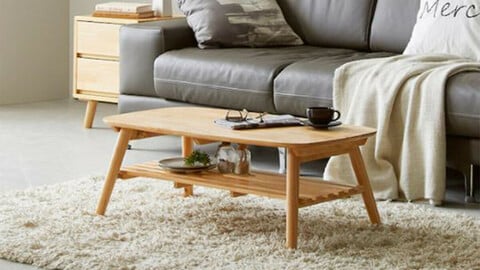 Wooden Seat Sofa Table