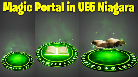 Magical Portal in UE5 Niagara