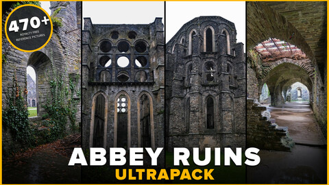 470+ Gothic Abbey Ruins Reference Pictures Ultrapack - Monastery, Rocks, Plants