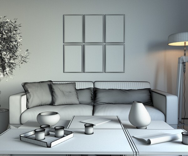 ArtStation - Interior Design Scene 05 | Resources