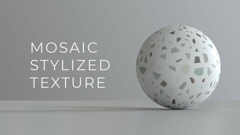 PBR Mosaic Stylized Texture
