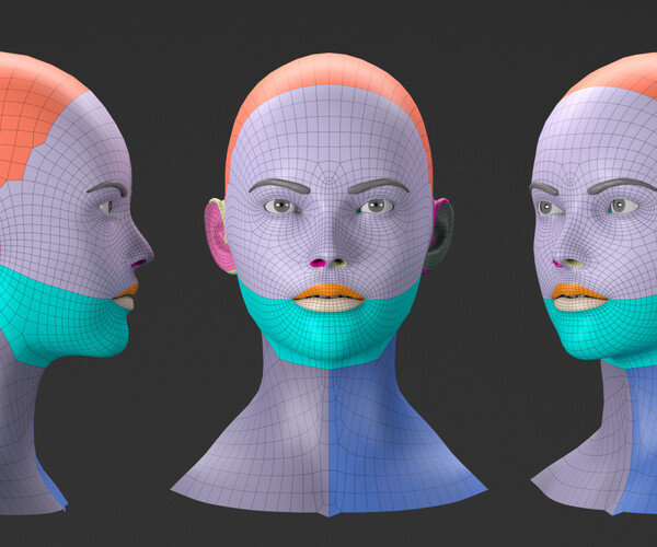 ArtStation - Basemesh Male and Female Shapes | Resources