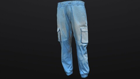 CARGO JEANS PBR low-poly PBR