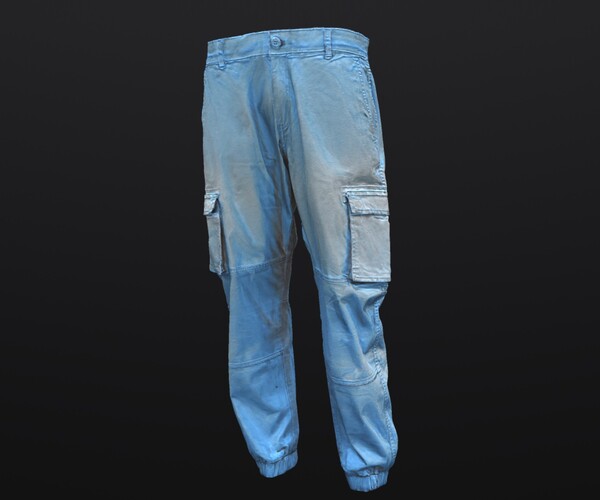 ArtStation - CARGO JEANS PBR low-poly PBR | Game Assets