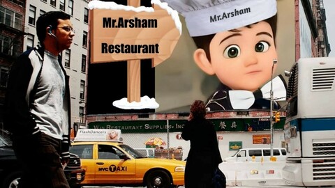 Mr.Arsham restaurant Ad