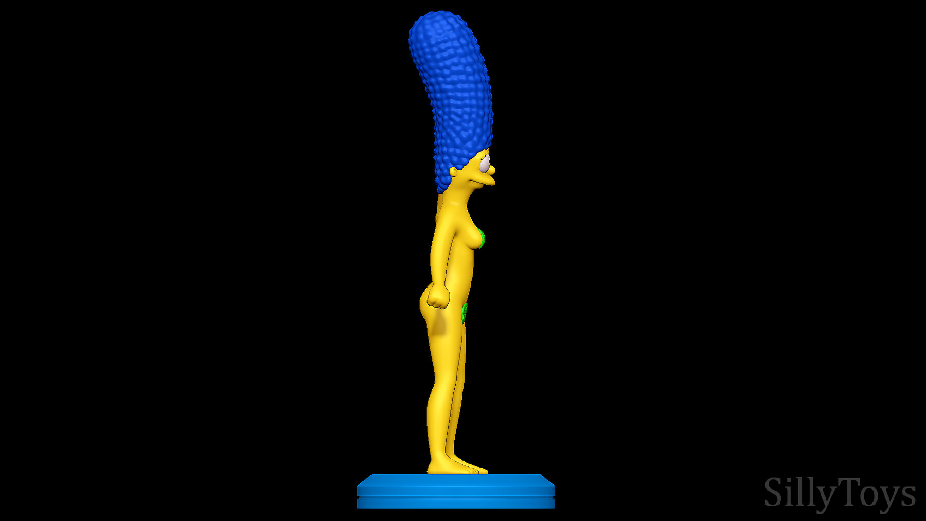 ArtStation - Marge Simpson Naked - The Simpsons 3D print model Resources