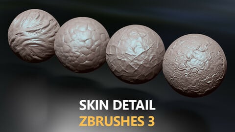 Skin Detail Zbrushes 3