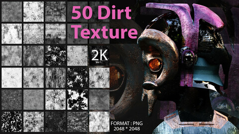 50 dirt texture 2k -png format