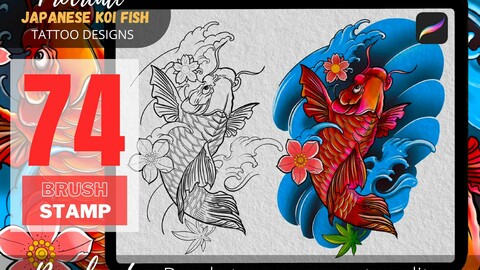 Koi Fish By Randysauce  tatuaje Imágenes  fair184  Imágenes españoles  imágenes