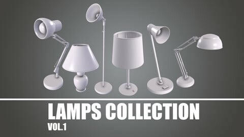 Lamps Collection VOL.1 - Base Mesh