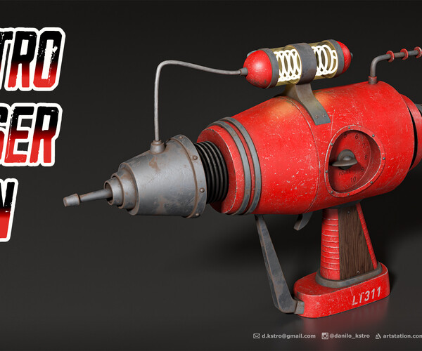 ArtStation Retro Laser Gun Resources