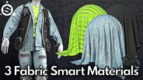 Grunge No.1 : 3 Fabric smart material