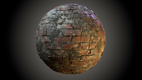 Smart brick wall substance material