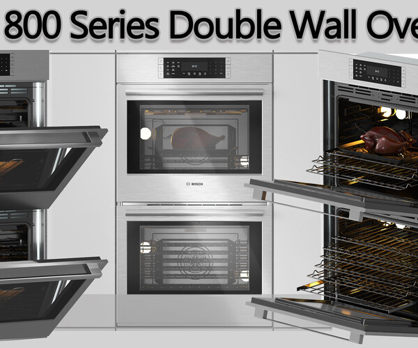 ArtStation Bosch 800 Series Double Wall Oven 30'' (HBL8651UC) Resources