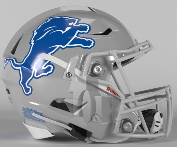 detroit lions youth helmet