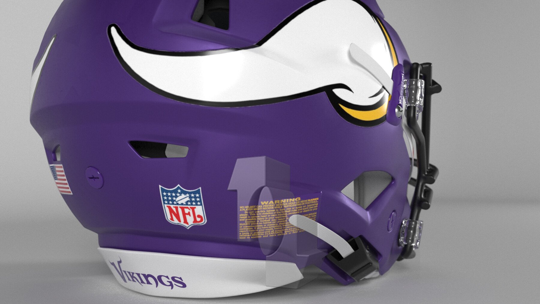 ArtStation - Helmet Football NFL NFC North Collection PBR 3D model 3D model