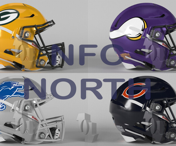 PHILADELPHIA EAGLES Helmet Football NFC East PBR 3D model