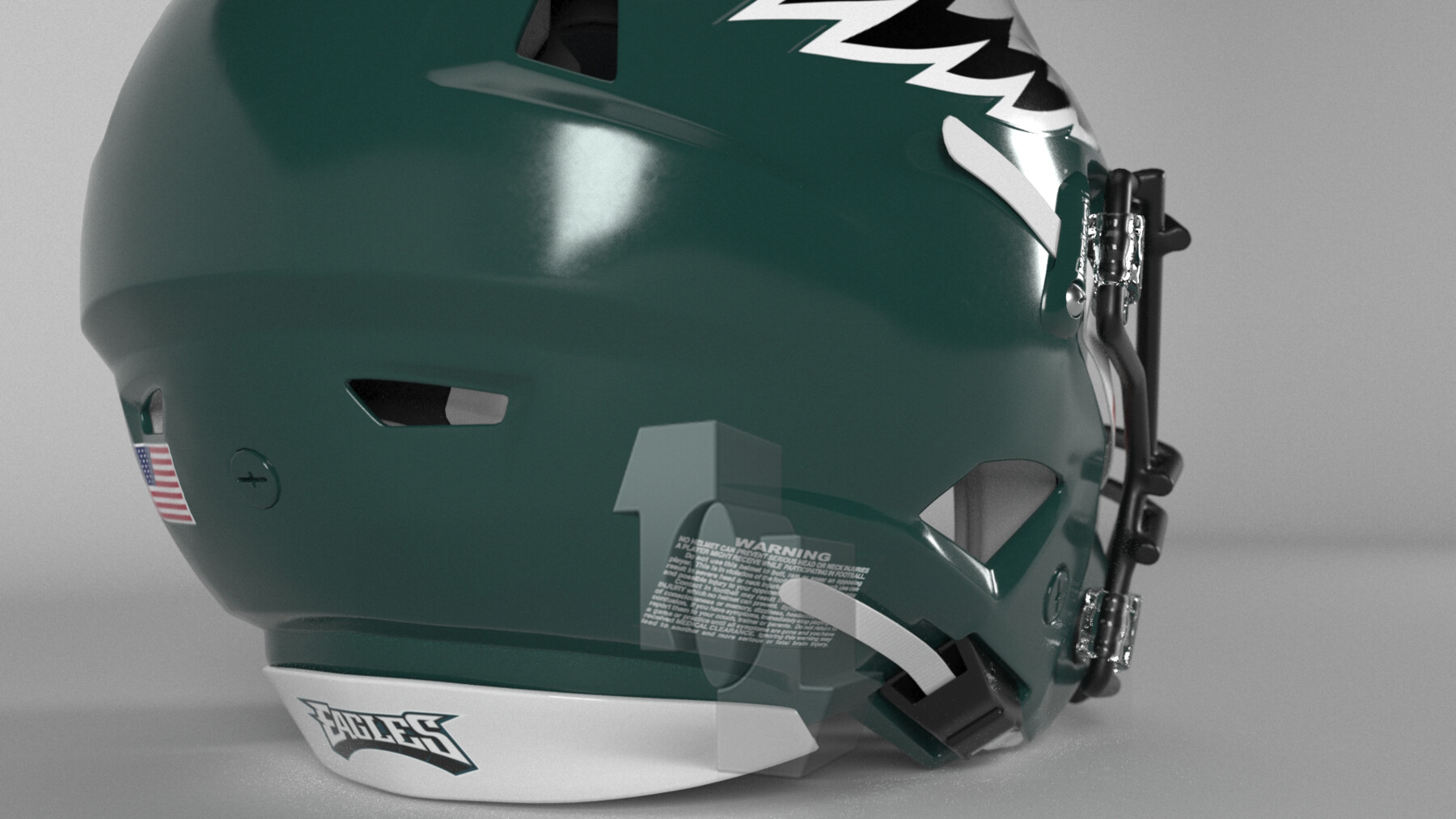 Football Helmet colletion NFC and AFC 3D Model Collection