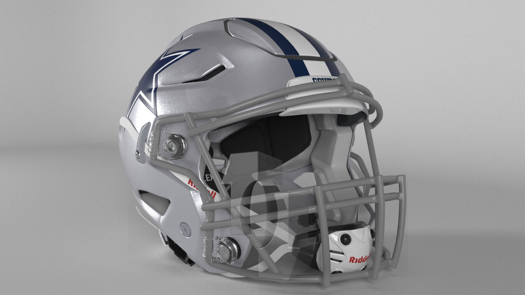 Football Helmet colletion NFC and AFC 3D Model Collection