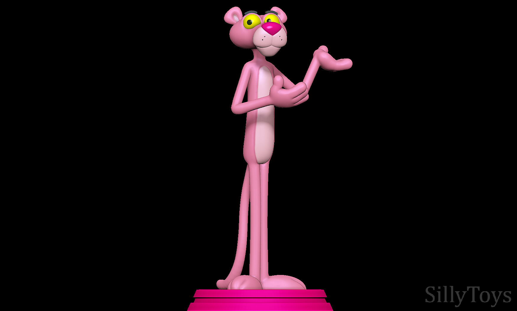 ArtStation - Pink Panther - 3D print model | Resources