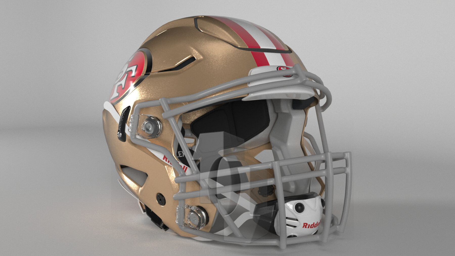 ArtStation - Helmet Football NFL NFC South Collection PBR 3D model