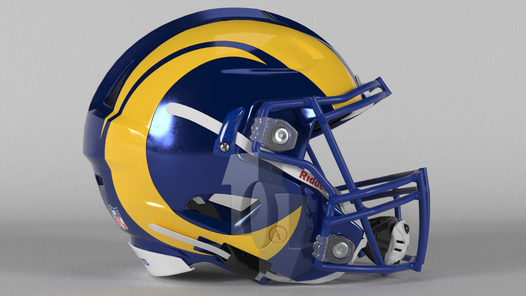 49ERS SAN FRANCISCO Helmet Football NFC West PBR 3D model 3D model