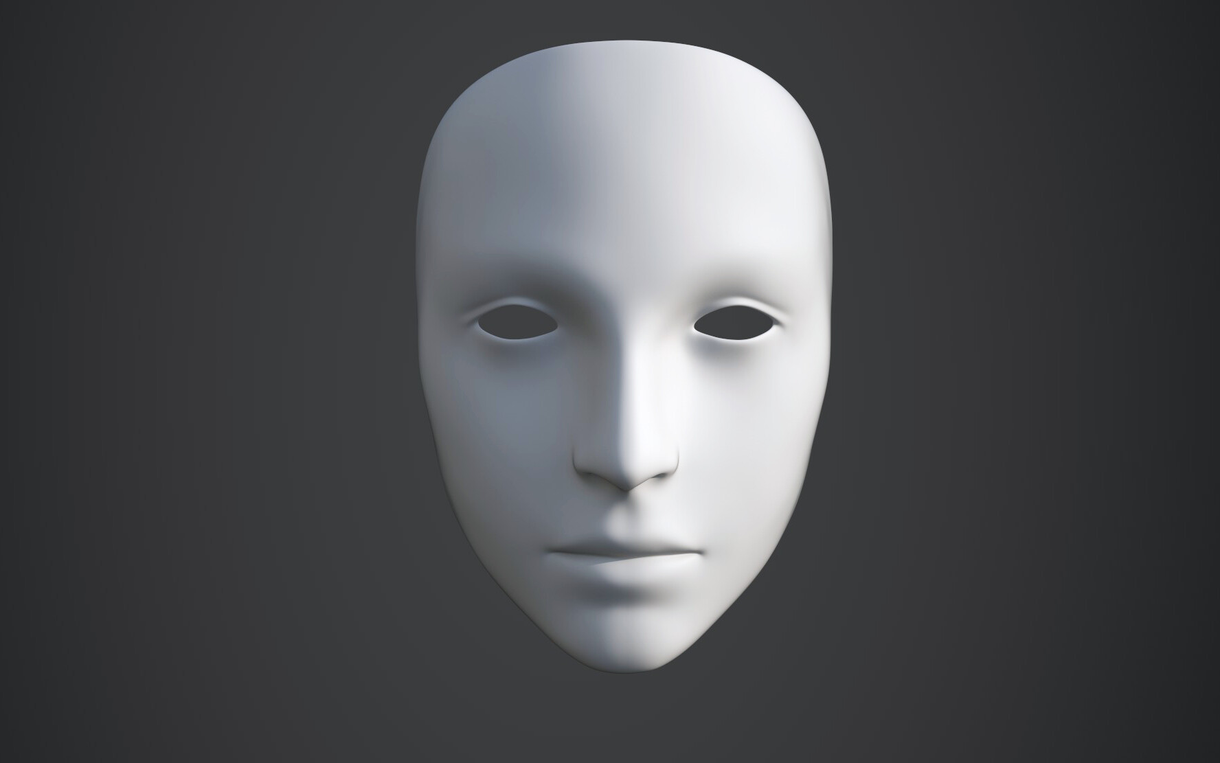 ArtStation - White Mask - 3D Print Mask |