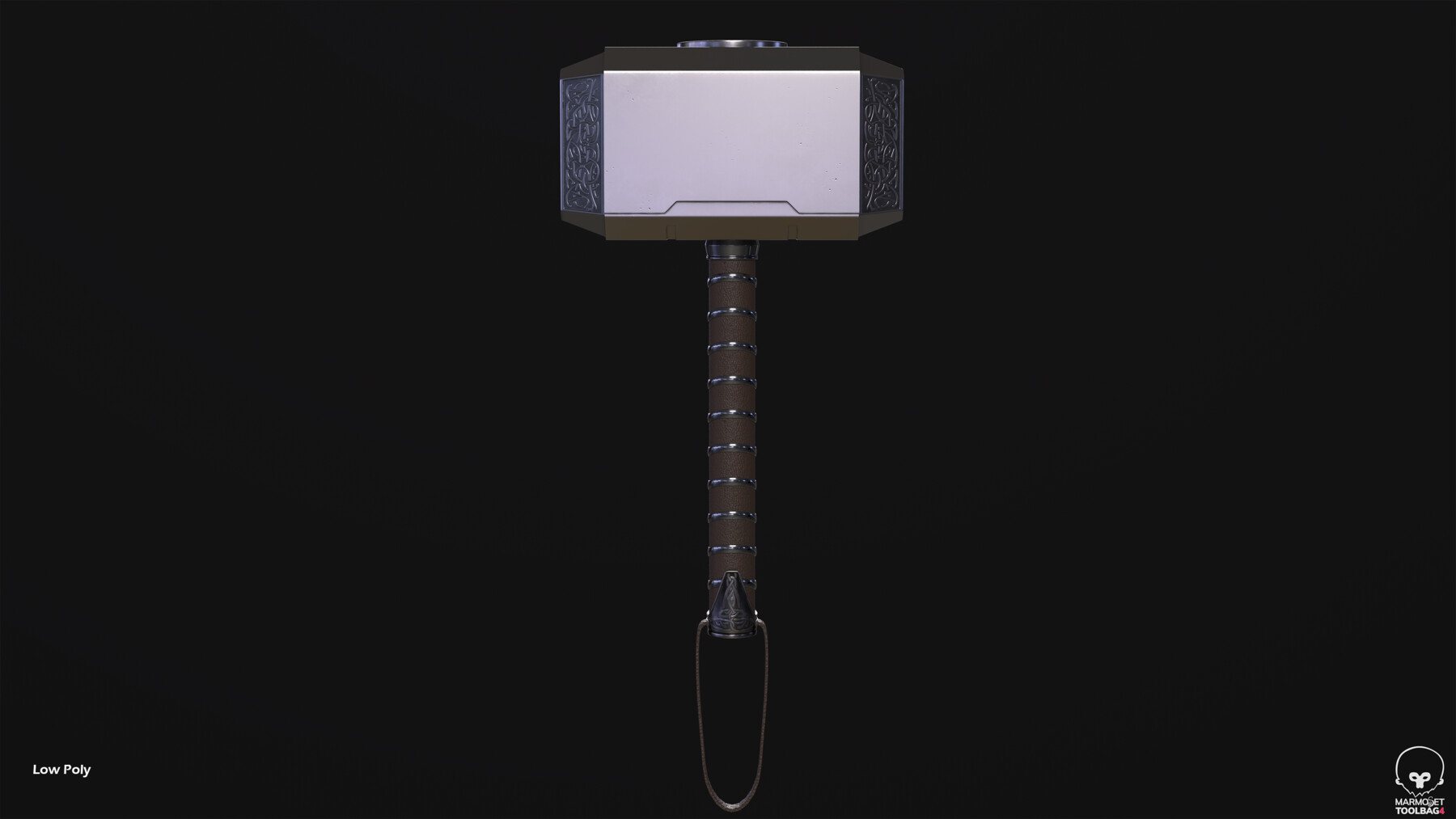 ArtStation - Mjolnir Thor Hammer | Game Assets