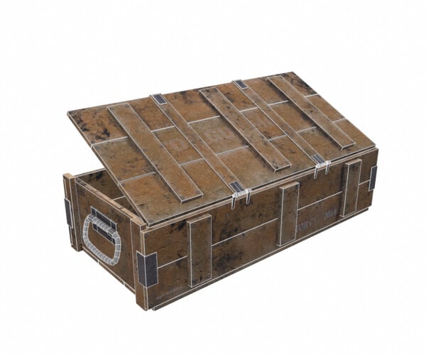 ArtStation - Ammo Crate - PBR | Game Assets