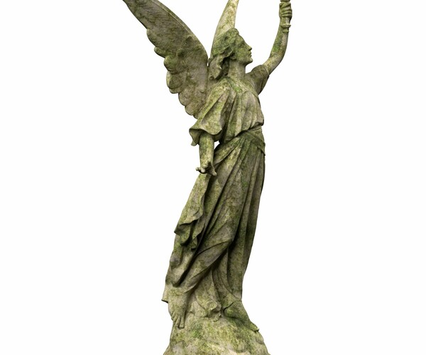 ArtStation Statue of Lady Geo Resources
