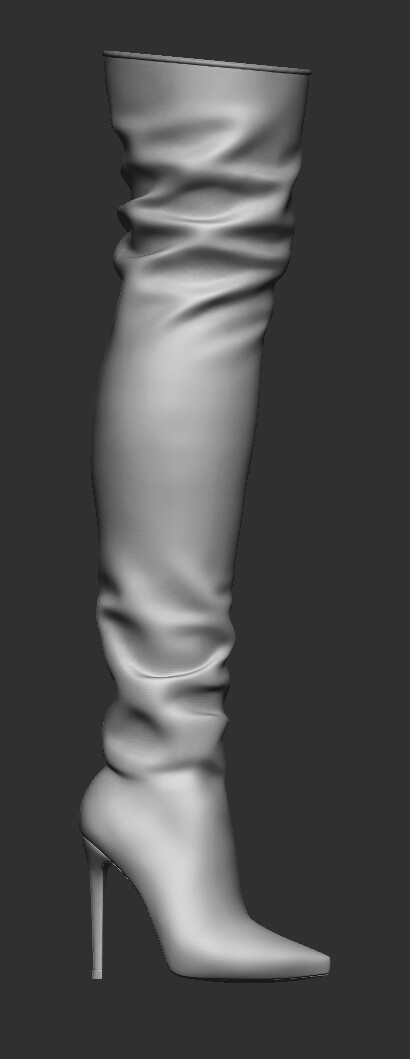 ArtStation - woman sexy high heel boots highpoly mesh 3D print model ...