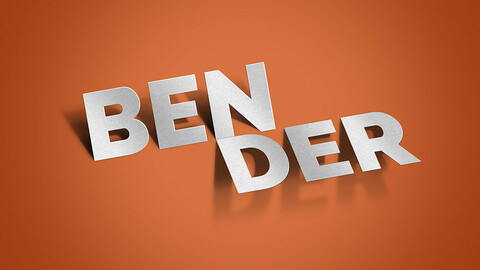 ArtStation - Bender Text Effects, PSD Template File | Artworks