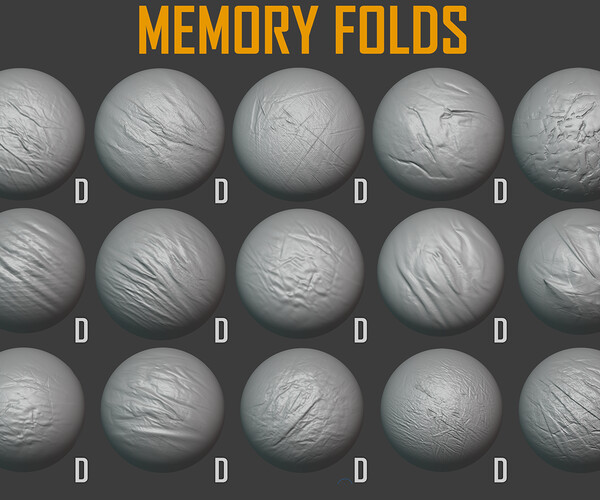 ArtStation Blender Fabric Brushes. 90+ Sculpting Brushes Brushes