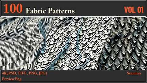100 Fabric Pattern VOL 01