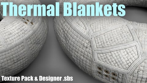Thermal Blankets - Texture Pack - Substance Designer