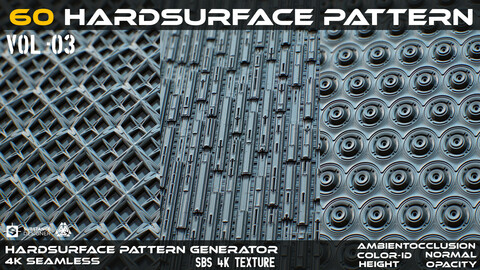 60 Hardsurface Pattern - vol 03