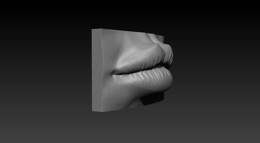 ArtStation - Female Lips 3D print | Resources