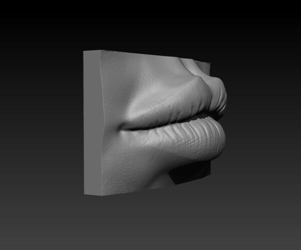 ArtStation - Female Lips 3D print | Resources