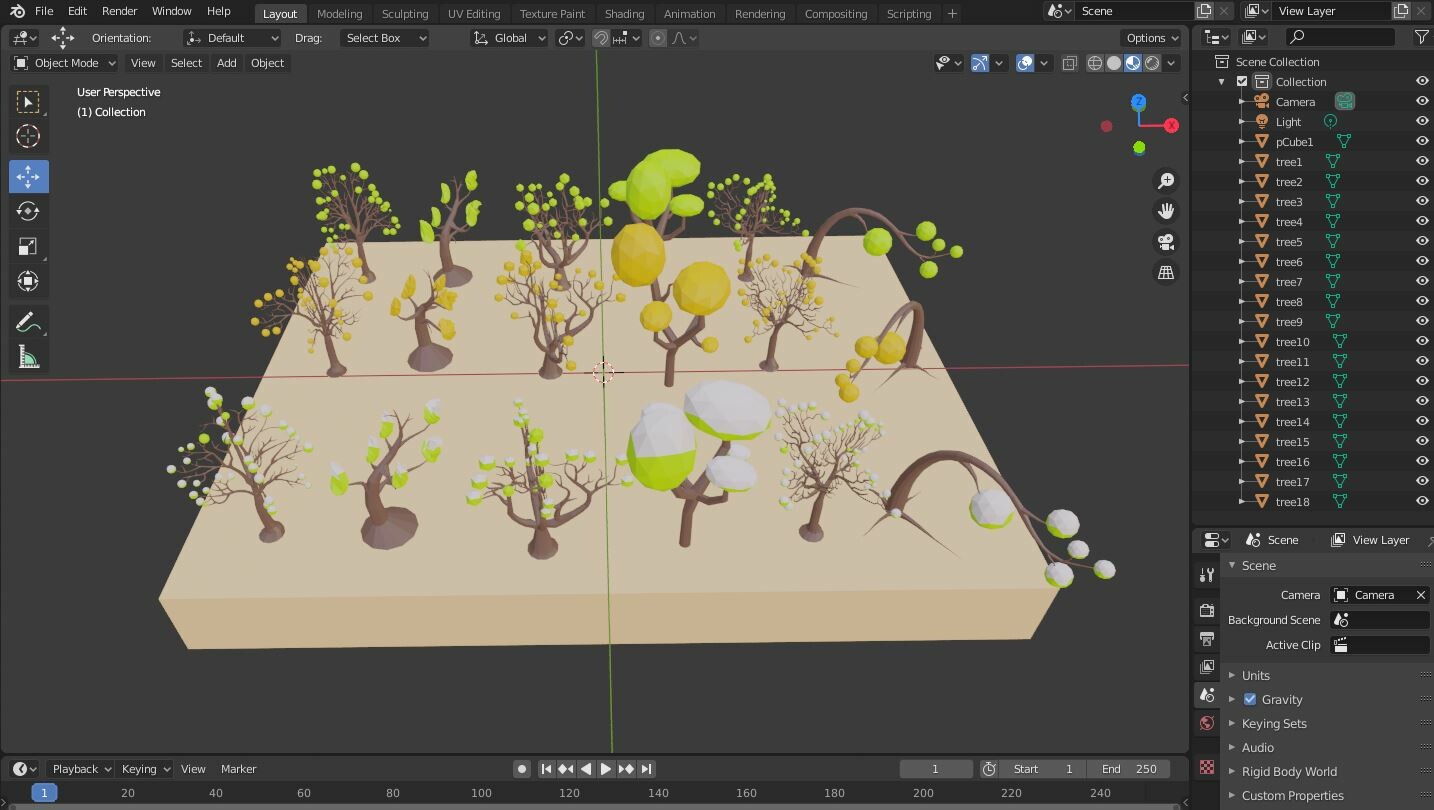 ArtStation - Trees Pack | Game Assets