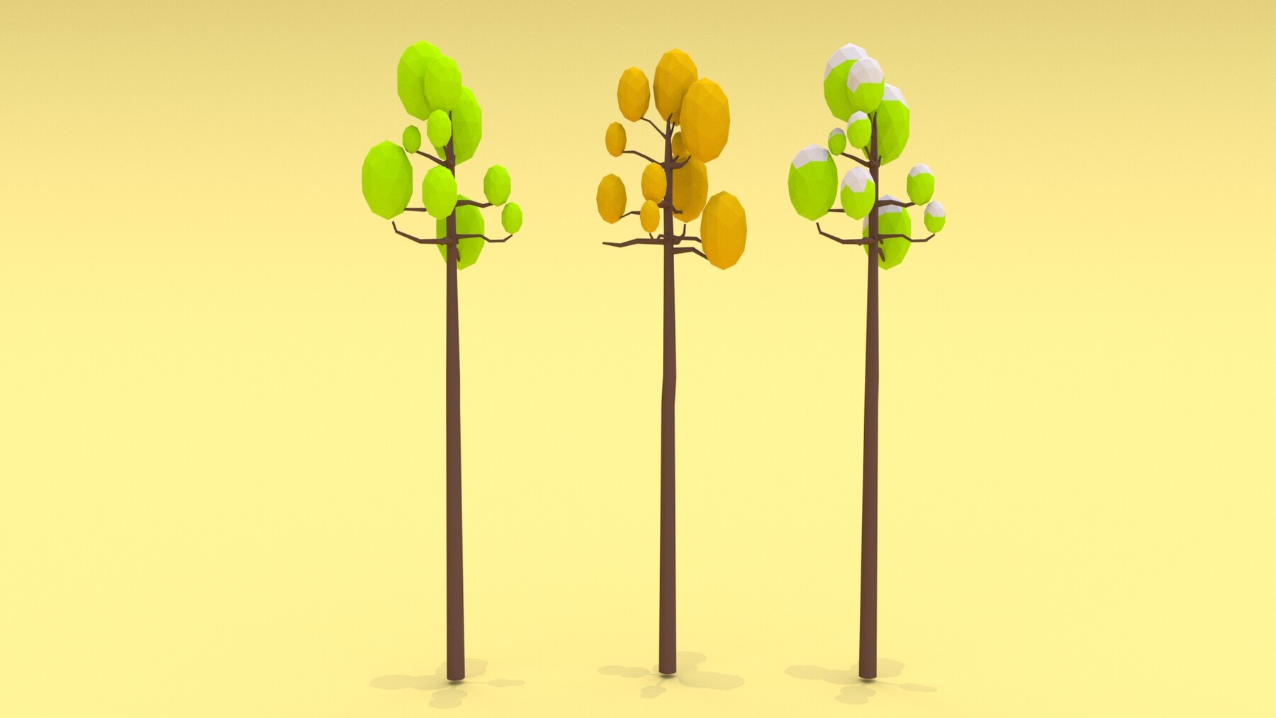 ArtStation - Trees Pack | Game Assets