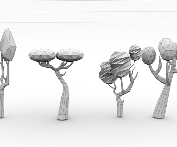 ArtStation - Trees Pack | Game Assets