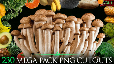 230 PNG Cutouts (MEGA Pack) - Vol 1